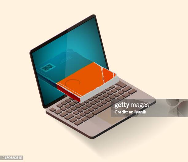 Book Computer Screen Picture 1,418 Stack Of Books Computer Stock Photos, High-Res Pictures, and ...