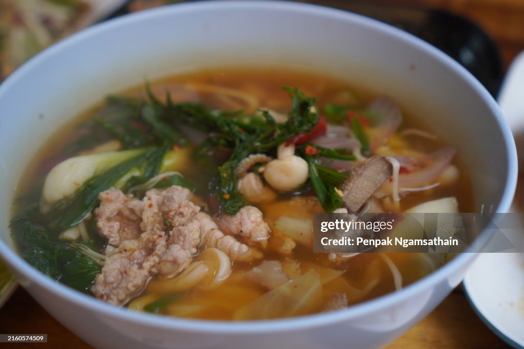 Fiery Pork Ribs Broth