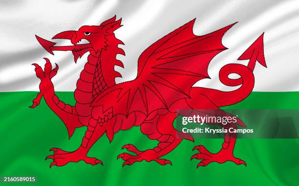 flag of wales - wales flag stock pictures, royalty-free photos & images