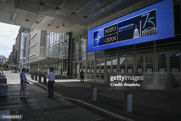 Washington DC authorities prepare for NATO summit with enhanced security measures and road closures around the Walter E. Washington Convention Center...