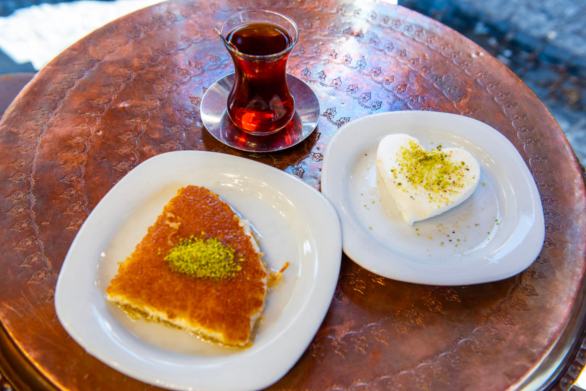 kunafeh platter