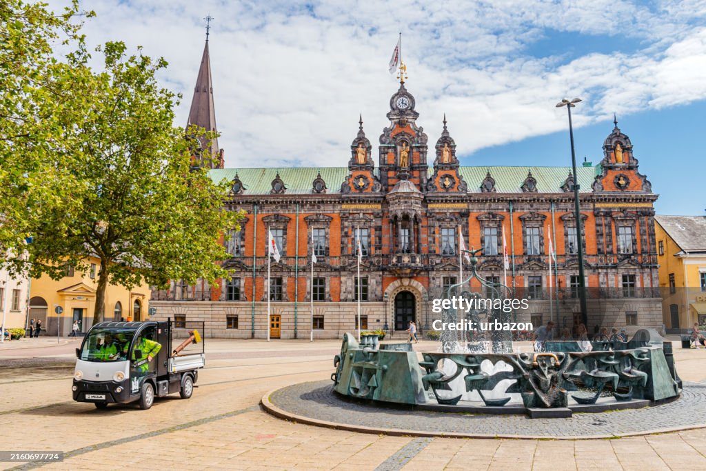 City Hall On The Stortorget Square In Malmo In Sweden