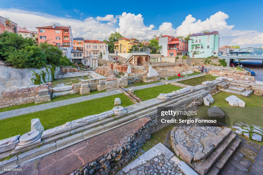 The Odeon and the Forum of Philippopolis, Plovdiv, Bulgaria