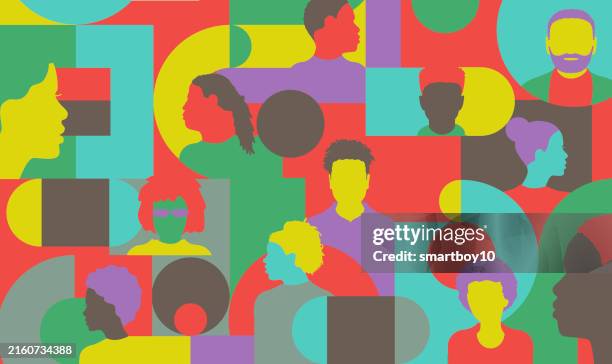 Geometric Pattern With Black Community High-Res Vector Graphic - Getty ...