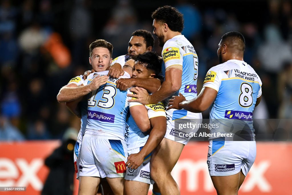 NRL Rd 18 - Sharks v Titans