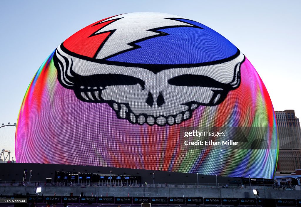Sphere Holds Fourth Of July Celebration On Anniversary Of First Illumination
