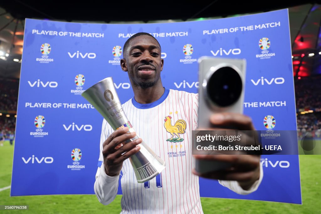 Dembélé elected Man of the Match