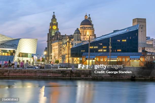 pierhead liverpool - albert dock liverpool stock pictures, royalty-free photos & images