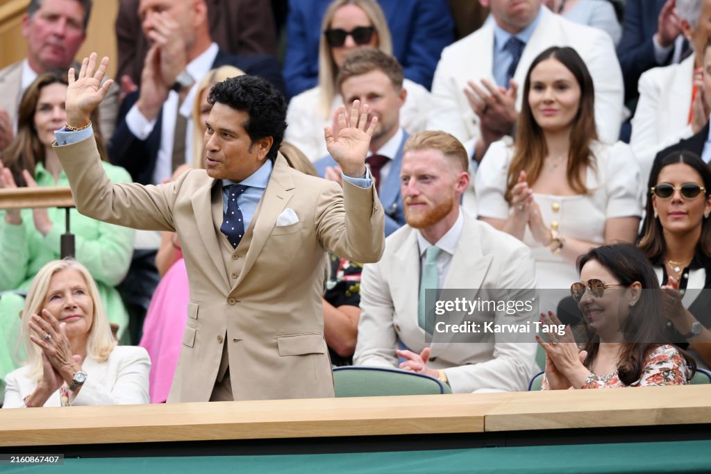 Celebrity Sightings At Wimbledon 2024 - Day 6