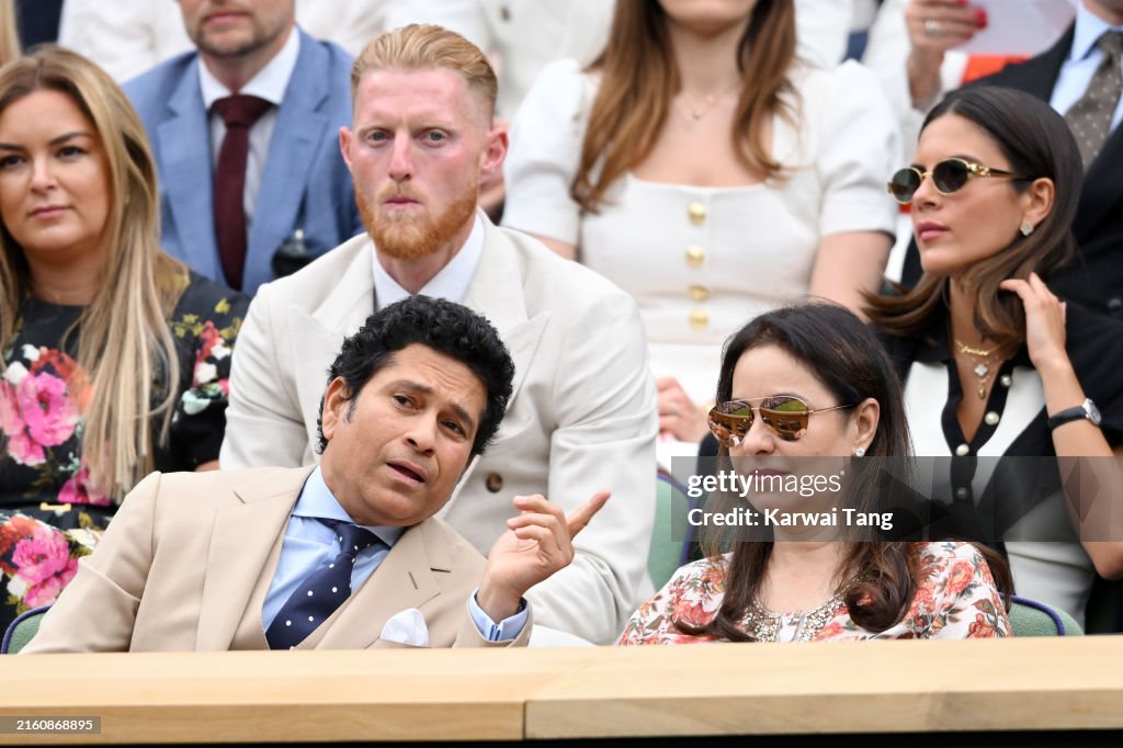 Celebrity Sightings At Wimbledon 2024 - Day 6