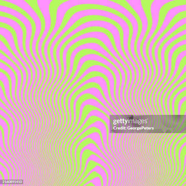rippled, wavy stripes background - microdose lsd stock illustrations