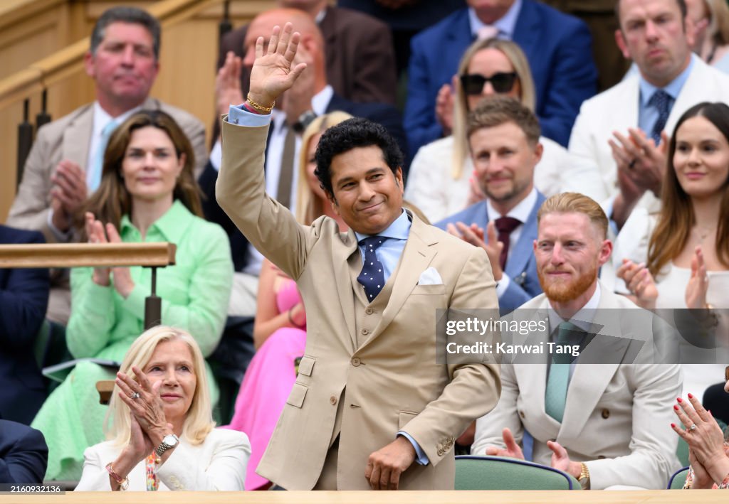 Celebrity Sightings At Wimbledon 2024 - Day 6