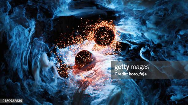 corrélation quantique - nanotechnologie photos et images de collection