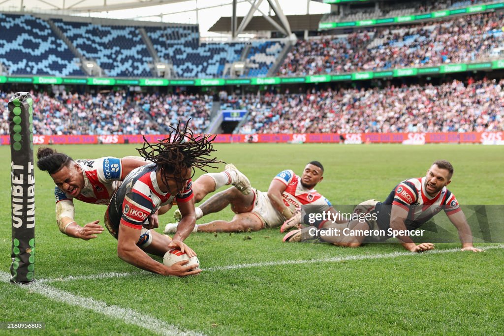NRL Rd 18 - Roosters v Dragons