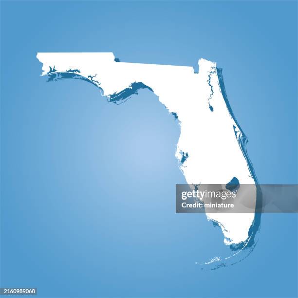 Florida Mini Map 740 Florida Map Background High Res Illustrations - Getty Images