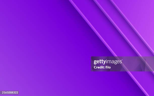 purple angled abstract background design - shallow depth stock illustrations