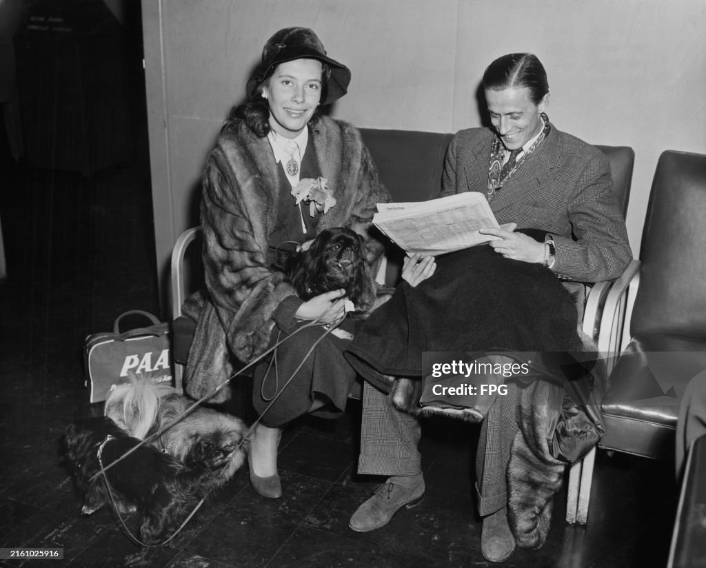 Nina Dyer & Baron Thyssen, 1954