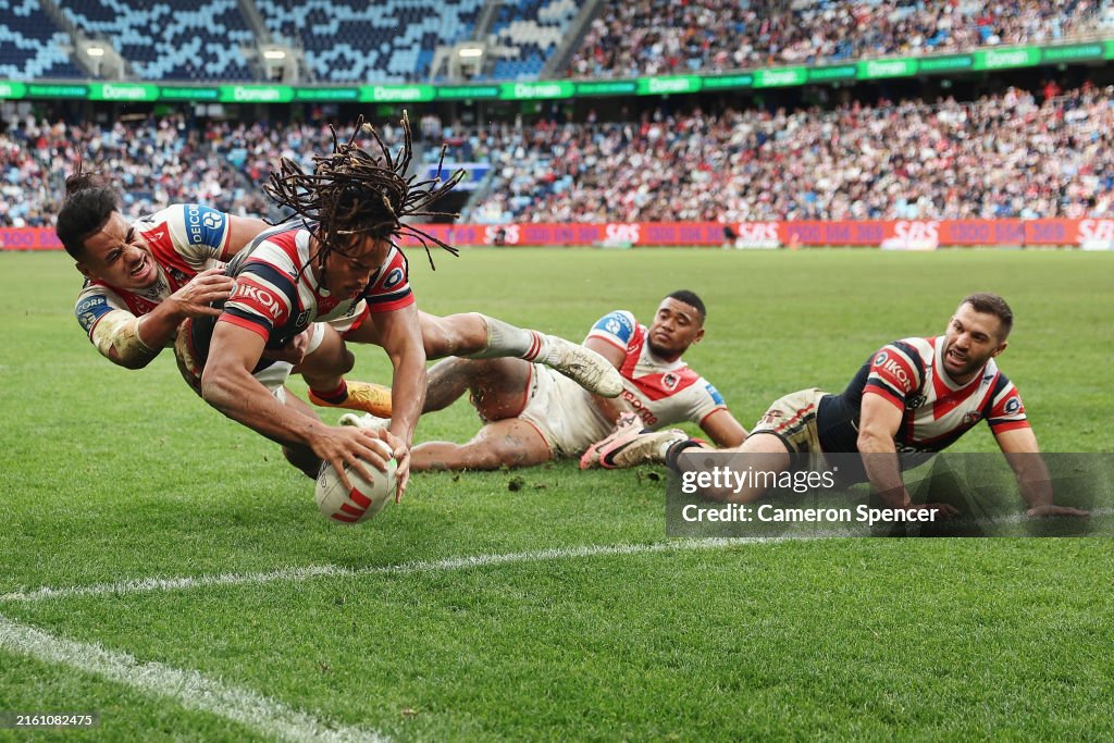 NRL Rd 18 - Roosters v Dragons