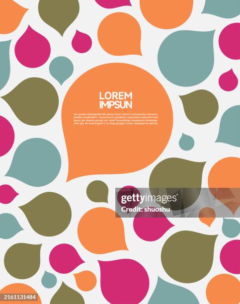 ilustrações de stock, clip art, desenhos animados e ícones de abstract bubble pattern tag design template frame for commercial sell - balão de pensamento