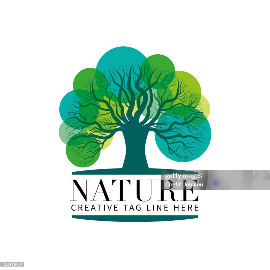 Design Abstract Tree Symbol Template High-Res Vector Graphic - Getty Images