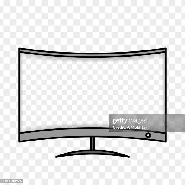 screen icon. - interactive television stock illustrations