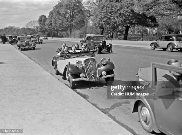 Various Traction Avants from Citroën, produced from 1934, first front-wheel drive car ca. 1934.