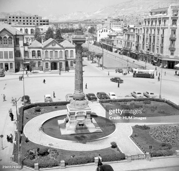 Marjeh, the square of the martyrs ca. 1950-1955.