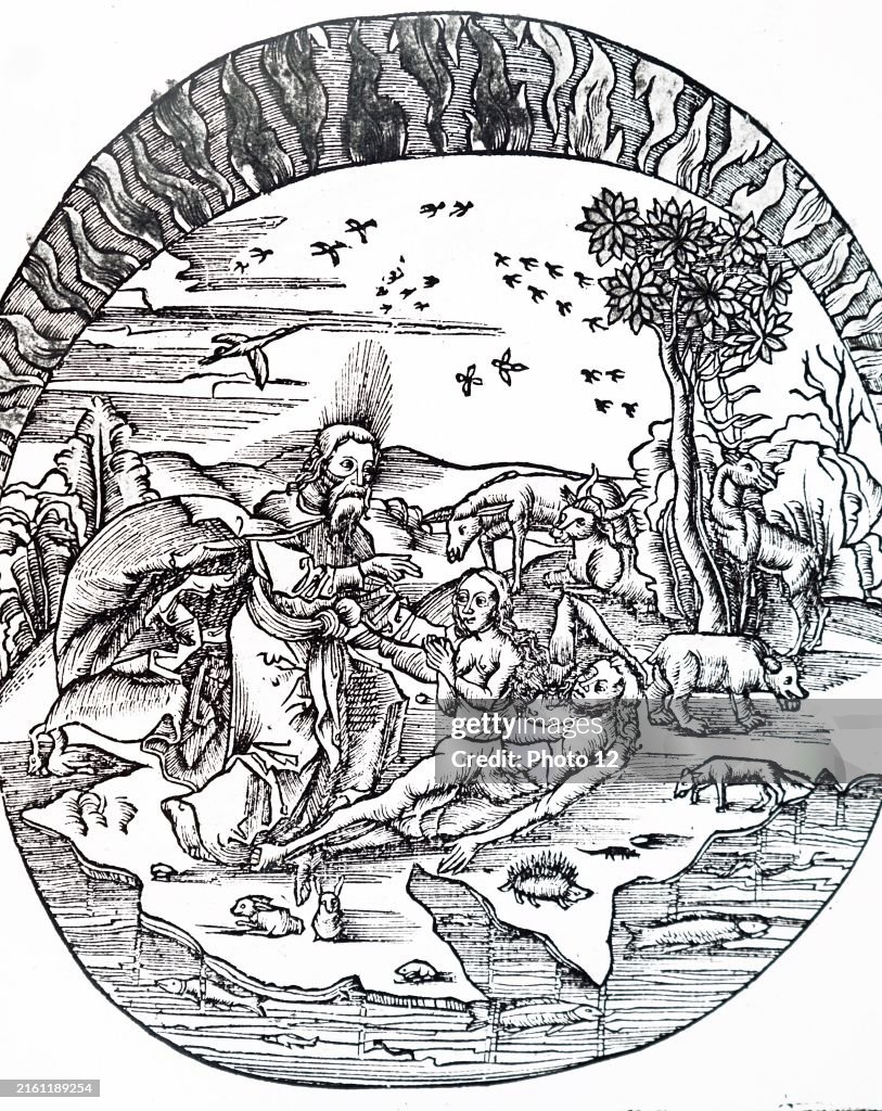 Thales of Miletus' concept of a flat earth floating above water