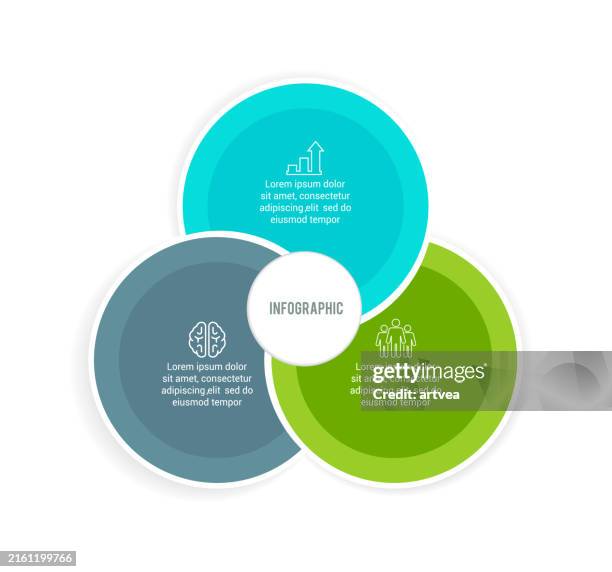 infographic element - number 3 stock illustrations