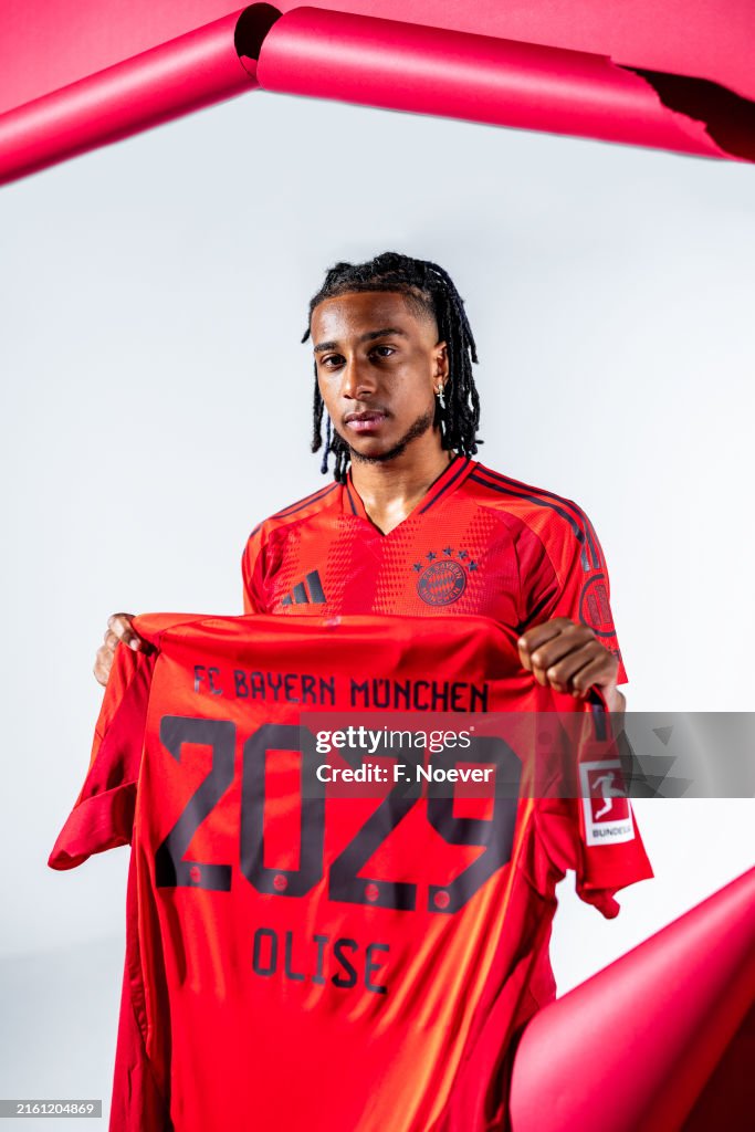 FC Bayern München Unveils New Signing Michael Olise