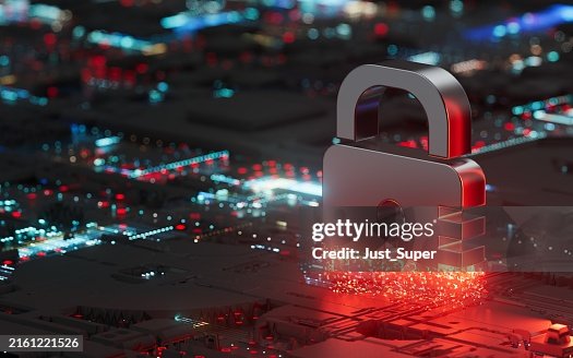 Cyber Security Ransomware Email Phishing Encrypted Technology, Digital Information Protected Secured Cyber Security Ransomware Email Phishing Encrypted Technology, Digital Information Protected Secured
