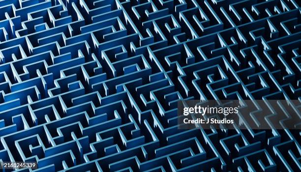 abstract maze background - labirinto imagens e fotografias de stock