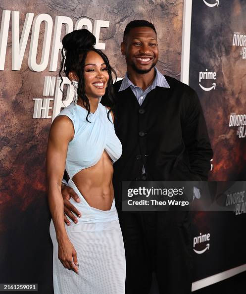 Perry Inos Meagan Good and Jonathan Majors attend Tyler Perry's