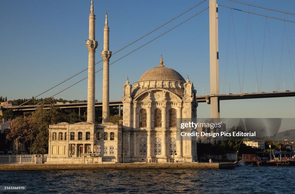View of Ortakoy Mosque on Bosphorus River