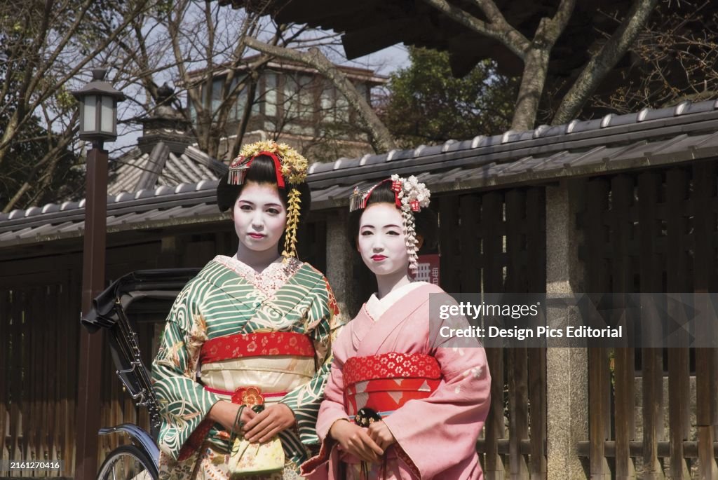 Two Geishas In Old Kyoto