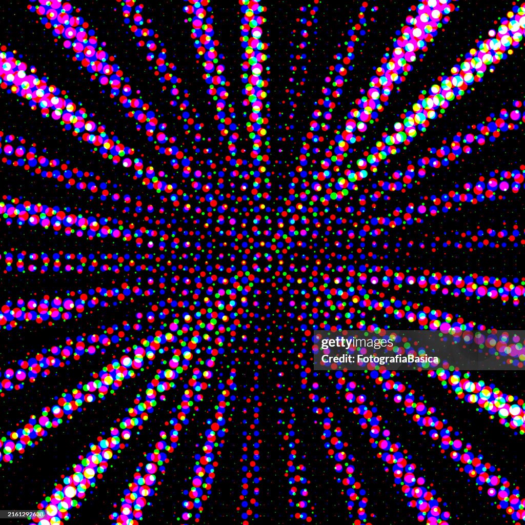 Convergingl Pattern Purple Converging Half Tone Lines Pattern High-Res Vector Graphic ...