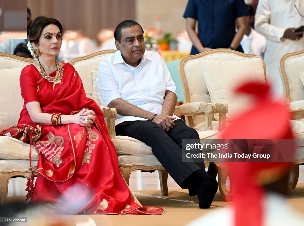 Anant Ambani and Radhika Merchant wedding ceremony