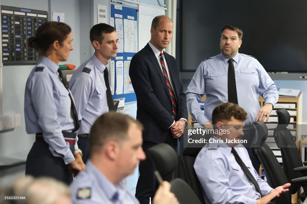 The Prince Of Wales Visits RAF Valley
