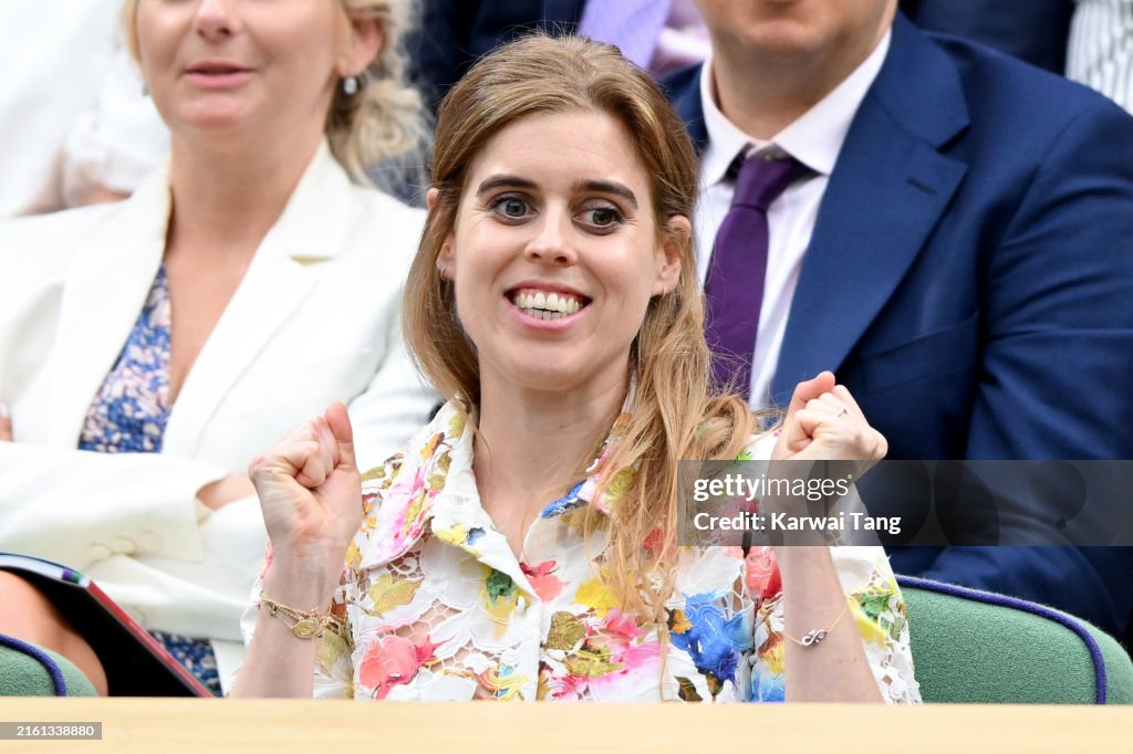 Celebrity Sightings At Wimbledon 2024 - Day 9