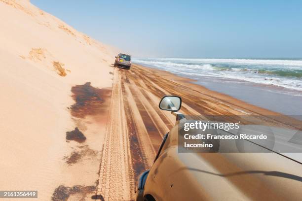 off road to sandwich harbour, namib desert - swakopmund stock pictures, royalty-free photos & images