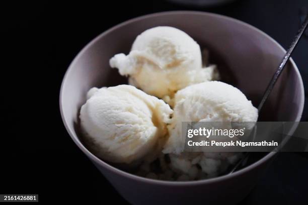 coconut milk ice cream - sorbet stock pictures, royalty-free photos & images