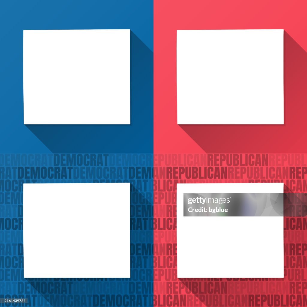 Comanche County, Kansas. Maps on blue and red backgrounds