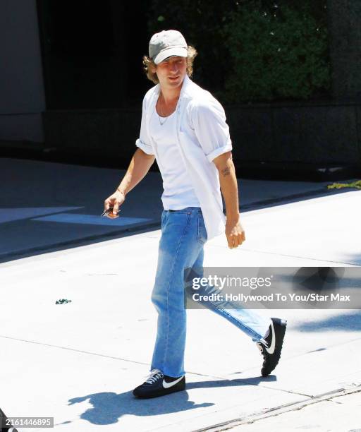 Jeremy Allen White is seen on July 14, 2024 in Los Angeles, California.