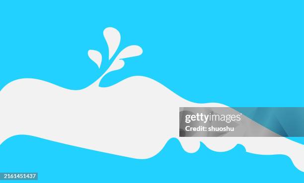 abstract blue flat milk drop pattern background - milk texture stock illustrations