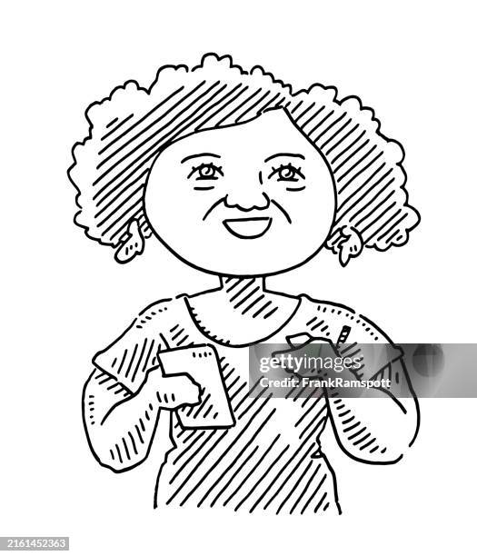 african american woman explaining drawing - teacher explaining stock illustrations