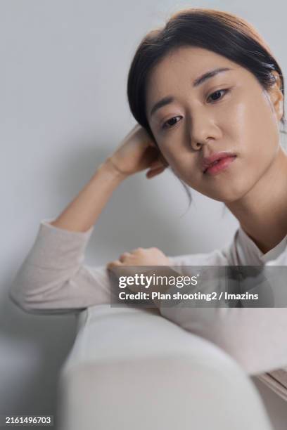 woman, worry, burnout syndrome - burnout vertical image stock pictures, royalty-free photos & images