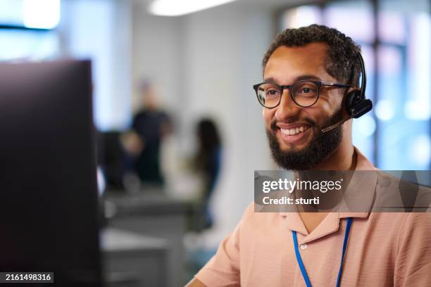 customer service support worker - sekreterare bildbanksfoton och bilder