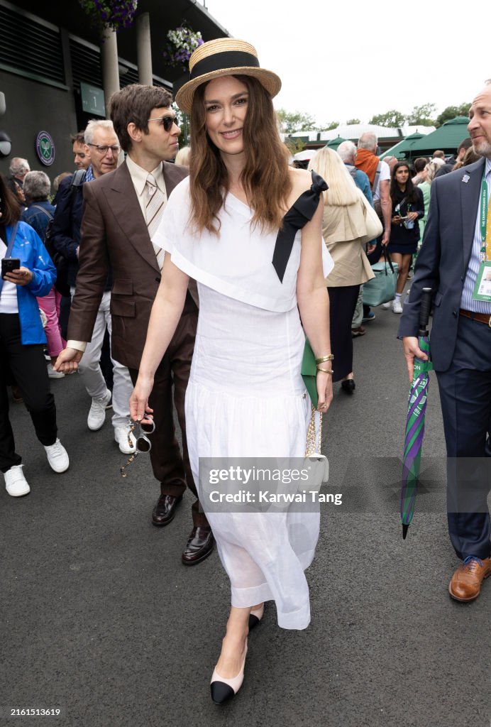 Celebrity Sightings At Wimbledon 2024 - Day 10