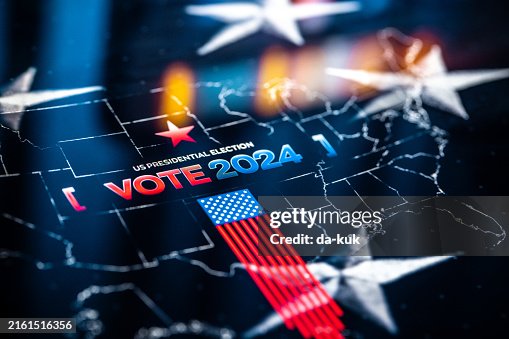 Vote 2024. US Presidential Election background. United States Elections 2024 concept Vote 2024. US Presidential Election background. United States Elections 2024 concept