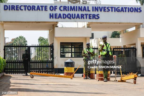 General view of the Directorate of Criminal Investigations Headquarters in Nairobi on July 15, 2024.